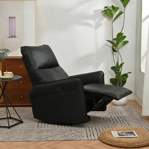 Modern Small Swing Swivel Recliner Bedroom Chair