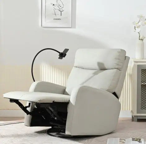 Modern Small Rocking Chair, Swivel Recliner, Bedroom Chair