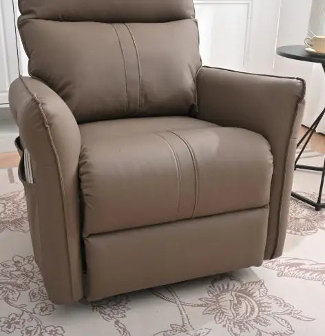 Modern Small Swing Swivel Recliner Bedroom Chair