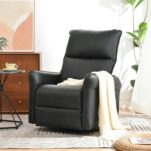 Modern Small Swing Swivel Recliner Bedroom Chair