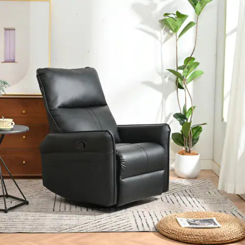 Modern Small Swing Swivel Recliner Bedroom Chair