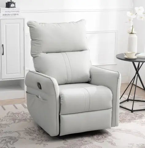 Modern Small Swing Swivel Recliner Bedroom Chair