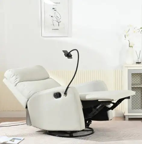 Modern Small Rocking Chair, Swivel Recliner, Bedroom Chair